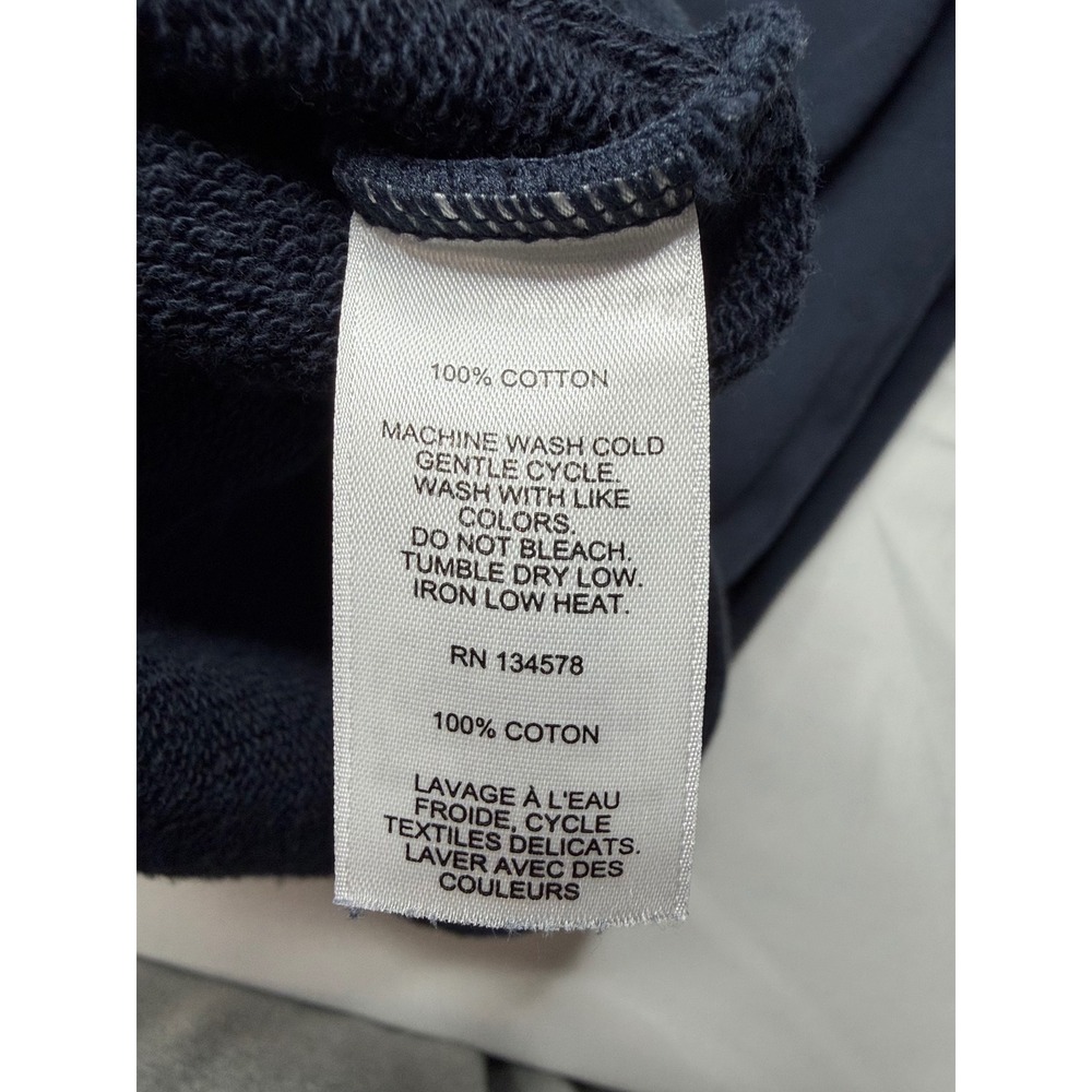 Vineyard Vines Mens Navy Blue 1/4 Zip Cotton Pullover Sweatshirt Small - Picture 5 of 6